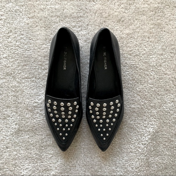 {Marc Fisher} Studded Loafers - Picture 1 of 2